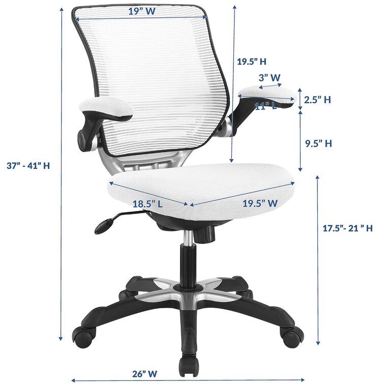 Modway edge discount vinyl office chair